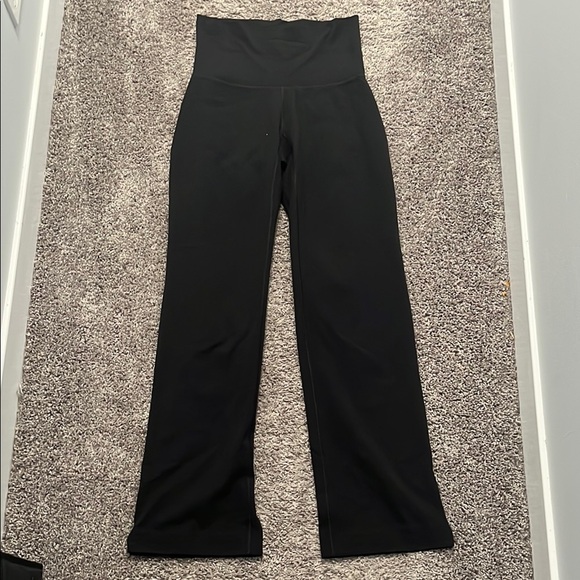 Women's Lucy Black Leggings Bootcut Size Large‎ Long - Picture 1 of 3